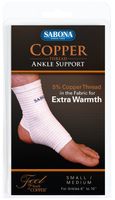 Sabona Copper Thread Ankle Support, Small/Medium
