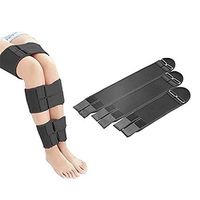 Corrected Legs, Three Straps, Stretch Material, Breathable, Beautiful Hips, Adjustable, Suitable for Legs and Legs X Legs O Legs, Black,S