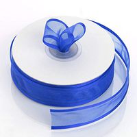 Tableclothsfactory 7/8" Satin Edge Organza-Royal