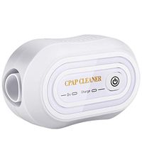 CPAP Cleaner and Sanitizer Machine, JALIELL Portable Mini CPAP Cleaner for CPAP Mask, Heated Hose & Tubing (White)