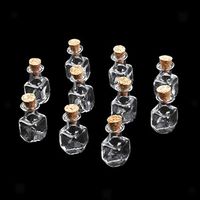 10pcs Clear Cork GLASS BOTTLE Vials DIY Craft Pendant Necklace Jewelry Gift Prom Woman Pretty Beautiful Bright Cute Simple Cheap Women Fashionable Comfortable