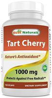 Best Naturals Tart Cherry Extract 1000 mg (Non-GMO) Veggie Capsules - Promotes Healthy Uric Acid Levels Within Normal Range, Healthy Joint Function & Promotes Healthy Sleep Cycle, 120 Count