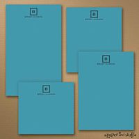 44pk Fair and Square - Note Pad Gift Set - 100 Sheet - Blue-Paper and Stuffâ„¢
