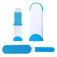 Pet Hair Remover Brush,Double-Sided Lint Brush with Self-Cleaning Base,Best Remover Brush for Removing Pet Hair(Blue)