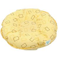 LUCKYYAN Anti-decubitus Head Pressure Ulcer Pads, Filler of Breathable High Elastic Particles ,for Bed Care Round Pillow , yellow