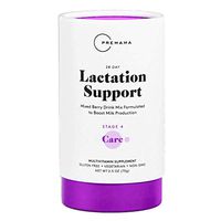 Premama Lactation Support | Breastfeeding Supplement with Fenugreek to Increase Breast Milk Supply | Vegetarian Postnatal Multivitamin Drink Mix Vitamin D Milk Thistle Calcium | 1 Pack, 28 Servings