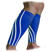 FakeFace One Pair Professional Leg Calf Compression Sleeves Guards for Running Cycling Basketball Badminton Premium Sports Calf Support Sleeve Stockings for Women Men Calf Pain Relief & Shin Splints