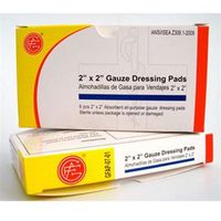 2"x2" Gauze Pad, 6/Box