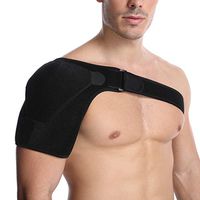 Shoulder Brace & Rotator Cuff Support for Men & Women Breathable Neoprene Shoulder Compression Sleeve with Pressure Pad AC Joint Dislocated Shoulder or Sprains Pain Relief