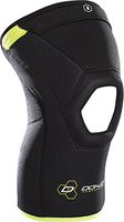 DonJoy Performance ANAFORM 4mm Open Patella Knee Brace Sleeve, Black/Slime Green, Large