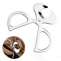 ZHome Stainless Steel Cigar Scissor Metal Cigar Cutter Guillotine Style Super Sharp Double Cut Blade Cigar Clipper Accessories