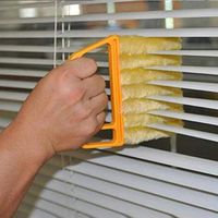 ONERIOME Handheld Air Conditioner Shutters Window Blind Brush Dust Cleaner Household Tool Brushes Washable & Removable Cleaning Tool