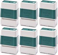 Brother PR1438G6P Self-Inking Stamps (6 Pack), Green For use with SC-2000 and SC-2000USB StampCreator Pro Stamp Systems, Each Stamp Will Produce Up to 50000 Impressions; Size 14mm x 38mm