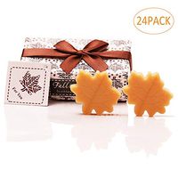 AIXIANG 24 Pack Fall in Love Maple Leaf Style Handmade Scented Cute Soap Favors Guests Keepsake Return Gifts for Wedding Favors Bridal Shower Favors