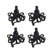 5pc Pearl Cage Octopus Fish Locket Pendant For Essential Oil Diffueser 3230mm Woman Stylish Simple Elegant Accessory Best Comfy Wonderful Unique Delicate