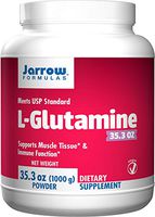 Jarrow Formulas L-Glutamine Powder, Supports Muscle Tissue, 2 g per Serving, 35.3 Oz