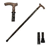 Nautical World Men Derby Cane Walnut Maple, Solid Brass Handle Walking Stick -Affordable Gift! Item, Affordable Gift Decorative Walking Cane Fashion Statement for Men/Women/Seniors/Grandparents! Item