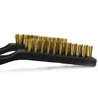2pcs Brass Wire Brush and Bur Cleaning Brush Tool