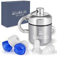 High Fidelity Concert Earplugs with Cord - Hear Music Without Noise – Control The Volume - Optimal Fit with Foam & Silicone Ear Tips - Ideal for Concerts, Musicians, DJ, Clubs, Workers - Case & Box