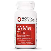 Protocol For Life Balance - Same 200 mg - Supports Nervous System and Joint Health, Pain and Stress Relief, Mood Support, Headache Relief - 60 Veg Capsules