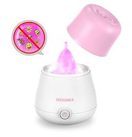 Menstrual Cup Sterilizer, MESUNKA Menstrual Cup Cleaner for All Menstruation Cups, Kegel Balls, One Button Control Steam Cleaner, High-Temperature Steam Sterilization