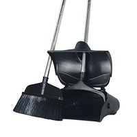 Gloffer Long Handle Broom and Dustpan Large Sweep Set Lobby Broom Upright Grips