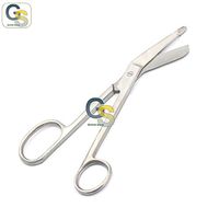 G.S SCISSOR WITH ONE LARGE RING SERRATED BLADES, 7.25 INCH, 3.1 OUNCE BEST QUALITY