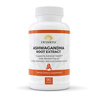 Dendera Naturally Ashwagandha Root Supplement | 100% Pure Extract (not Raw Powder) for Superior Effect | Supports Adrenal Health, Combats Anxiety, and Much More | Stearate Free | 90 Vegan Capsules