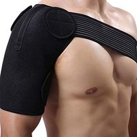 Shoulder Brace for Women and Men Adjustable Neoprene Compression Shoulder Sleeve Strap Arthritis, Gym, Sports, Brace, Pain Relief, Injury Prevention [One Size] Fits Left or Right Shoulder