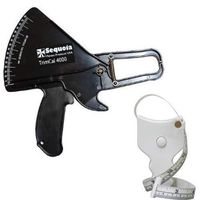 Sequoia Fat Caliper and Body Measure Tape Kit (Black)