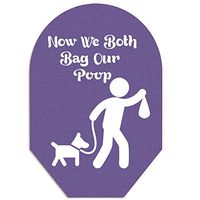 Now We Both Bag Our Poop Pouch Cover Closed End