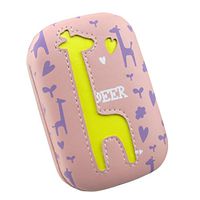 Mini Cartoon Deer Contact Lens Case Travel Kit with Mirror Tweezers Stick Solution Bottle Quantity 1 Random Style