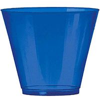 Big Party Pack Bright Royal Blue Plastic Cups | 9 oz. | Pack of 72 | Party Supply
