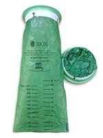 Solos Emesis Bags, Green, Biodegradable, 144 per Case