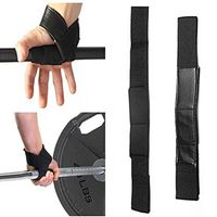 1Pair Non-slip Weightlifting Training Hand Wrist Strap Pull Grip Helper Band