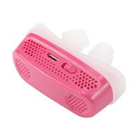 Electronic Anti Snoring Devices - Nasal Dilator Air Purifier Filter Nose Vent Plugs, Stop Snore Solution for Comfortable Good Sleep for Man and Women - Red