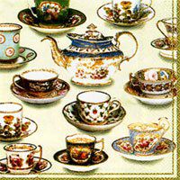 Ideal Home Range Paper Cocktail Napkin Five O Clock Tea