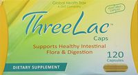 Global Health Trax Inc. Threelac Caps Probiotic Capsules 120ct