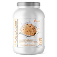 Metabolic Nutrition, Musclean, Whey Protein Meal Replacement, Weight Gainer, High Protein, Low Carb, High Fat, Keto Diet, Digestive Enzymes, 24 Vitamins and Minerals, Peanut Butter, 2.5 pound (25 ser)