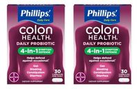 Phillips’ Colon Health Probiotic Capsules, 30 Count (Pack of 2)