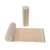Dealmed Brand Elastic Compression Bandage Wrap with Self Closure, 6" x 4.5 yds. Stretched, 50 Rolls/Case
