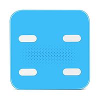 DEI QI Bluetooth Body Fat Scale Smart BMI Scale Digital Bathroom Wireless Weight Scale, Body Composition Analyzer with Smartphone App (Color : Blue)