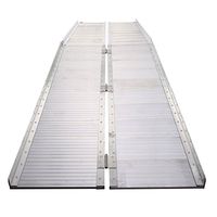 10' Folding Portable Mobility Handicap Suitcase Wheelchair Threshold Ramp