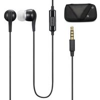 Samsung OEM Stereo In Ear Style Wired with Microphone Headset + Carrying Case for Samsung Galaxy S6 Edge Plus, S6 Edge, S6, S5, S4, S3, S2, Galaxy Note Edge, Note 5 4 3 2 - Galaxy Tab, TabPRO and NOTEPRO Tablets (All Smartphones and Tablets)
