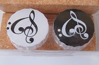 Heart and Treble Sign Patterned Contact Lens Case