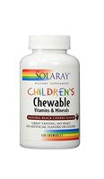 Solaray Children’s Chewable Vitamins & Minerals, Black Cherry Flavor, 120 Count
