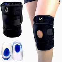 VEGAMONT Knee Brace Support for Women and Men - Adjustable Open Patella Neoprene Strap- Reduce Pain & Protect from Injury - Non Slip