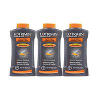 Lotrimin AF Athlete's Foot Antifungal Powder, Miconazole Nitrate 2% Treatment, Clinically Proven Effective Antifungal Treatment of Most AF, Jock Itch and Ringworm, 3 Ounces Bottle (Pack of 3)