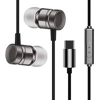 USB Type-C in-Ear Metal Earphone Wired Headset with Mic Stereo Hansfree Call Type-C Digital Earphone Earbuds for Letv