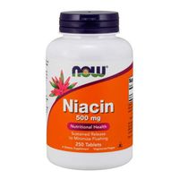 Niacin, 500 mg, Tr 250 Tabs by Now Foods (Pack of 3)